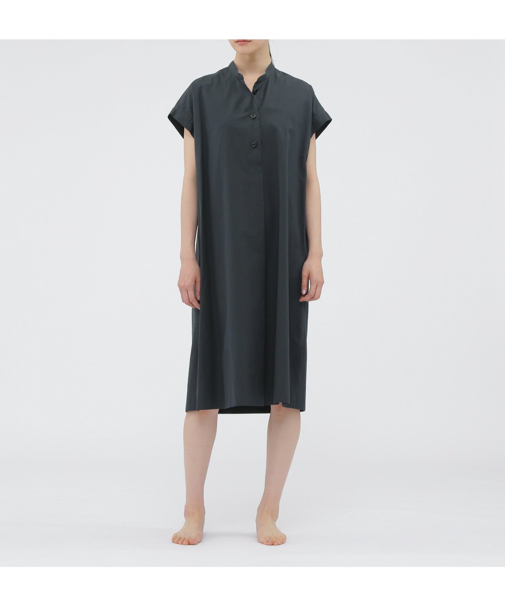 【マーガレットハウエル/MARGARET HOWELL】のCOTTON LINEN POPLIN DRESS インテリア・キッズ・メンズ・レディースファッション・服の通販 founy(ファニー) 　ファッション　Fashion　レディースファッション　Fashion for Women　ワンピース　Dresses　フォーマル・パーティードレス・結婚式用ドレス　Elegant & Casual Dresses　ショルダー　Shoulder, Shoulder Strap　スリーブ　Sleeve, Long Sleeve / Short Sleeve　ドレス　Dress, One-Piece　ドロップ　Drop Shoulder, Dropped Style　リネン　Linen, Linen Fabric　リラックス　Relax, Relaxed Fit　エレガント 上品　Elegant　SLATE7|ID: prp329100004828819 ipo3291000000035144059