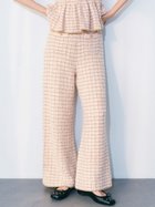 【リリーブラウン/Lily Brown】のツイードニットワイドパンツ 人気、トレンドファッション・服の通販 founy(ファニー) ファッション Fashion レディースファッション Fashion for Women パンツ Pants & Trousers カーディガン Cardigan, Knitwear ストレート Straight, Straight Cut スマート Smart, Elegant ツイード Twill, Twill Weave ビスチェ Bustier, Corset Top ポケット Pocket, Pocket Detail ミックス Mix, Mixed Style リュクス Luxury, Elegant, High-End, Chic thumbnail PNK[066]|ID: prp329100004828829 ipo3291000000035144121