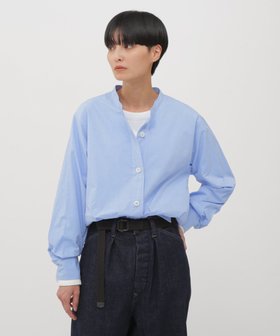 【マーガレットハウエル/MARGARET HOWELL】のBRUSHED COTTON CHAMBRAY SHIRT (EC限定) 人気、トレンドファッション・服の通販 founy(ファニー) ファッション Fashion レディースファッション Fashion for Women トップス・カットソー Cut & Sew Tops シャツ・ブラウス・オフィスカジュアル Elegant Blouses & Button-Ups シンプル Simple, Minimal プリーツ Pleats, Pleated ワッシャー Washer, Crinkled Finish |ID:prp329100004828831