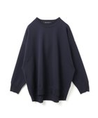 【マーコート/MARcourt】のmizuiro ind クルーネックワイドプルオーバー 人気、トレンドファッション・服の通販 founy(ファニー) ファッション Fashion レディースファッション Fashion for Women トップス・カットソー Cut & Sew Tops カジュアルプルオーバー・ニットトップス Pullovers & Knit Tops / Casual Pullovers カットソー Cut and Sewn Top シンプル Simple, Minimal ストレッチ Stretch, Stretchy Fabric ベーシック Basic, Essential ポケット Pocket, Pocket Detail エレガント 上品 Elegant 人気 Popular, Best Seller 洗える Machine Washable 長袖 Long Sleeve, Full Sleeve thumbnail ネイビー|ID: prp329100004828832 ipo3291000000035144200