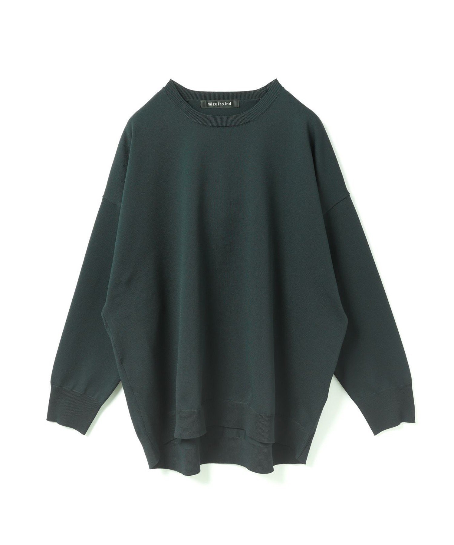 【マーコート/MARcourt】のmizuiro ind クルーネックワイドプルオーバー インテリア・キッズ・メンズ・レディースファッション・服の通販 founy(ファニー) 　ファッション　Fashion　レディースファッション　Fashion for Women　トップス・カットソー　Cut & Sew Tops　カジュアルプルオーバー・ニットトップス　Pullovers & Knit Tops / Casual Pullovers　カットソー　Cut and Sewn Top　シンプル　Simple, Minimal　ストレッチ　Stretch, Stretchy Fabric　ベーシック　Basic, Essential　ポケット　Pocket, Pocket Detail　エレガント 上品　Elegant　人気　Popular, Best Seller　洗える　Machine Washable　長袖　Long Sleeve, Full Sleeve　グレー|ID: prp329100004828832 ipo3291000000035144202