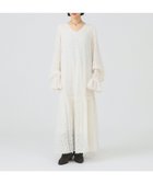 【ビームス ウイメン/BEAMS】のフリンジ ジャカード クリンクル ワンピース 人気、トレンドファッション・服の通販 founy(ファニー) ファッション Fashion レディースファッション Fashion for Women ワンピース Dresses ジャカード／ジャガード Jacquard, Woven Pattern スニーカー Sneakers, Trainers スリーブ Sleeve, Long Sleeve / Short Sleeve デコルテ Décolleté, Neckline パーティ Party, Party Style フリンジ Fringe, Tassel フレア Flare, Flared thumbnail OFF_WHITE|ID: prp329100004828834 ipo3291000000035144244