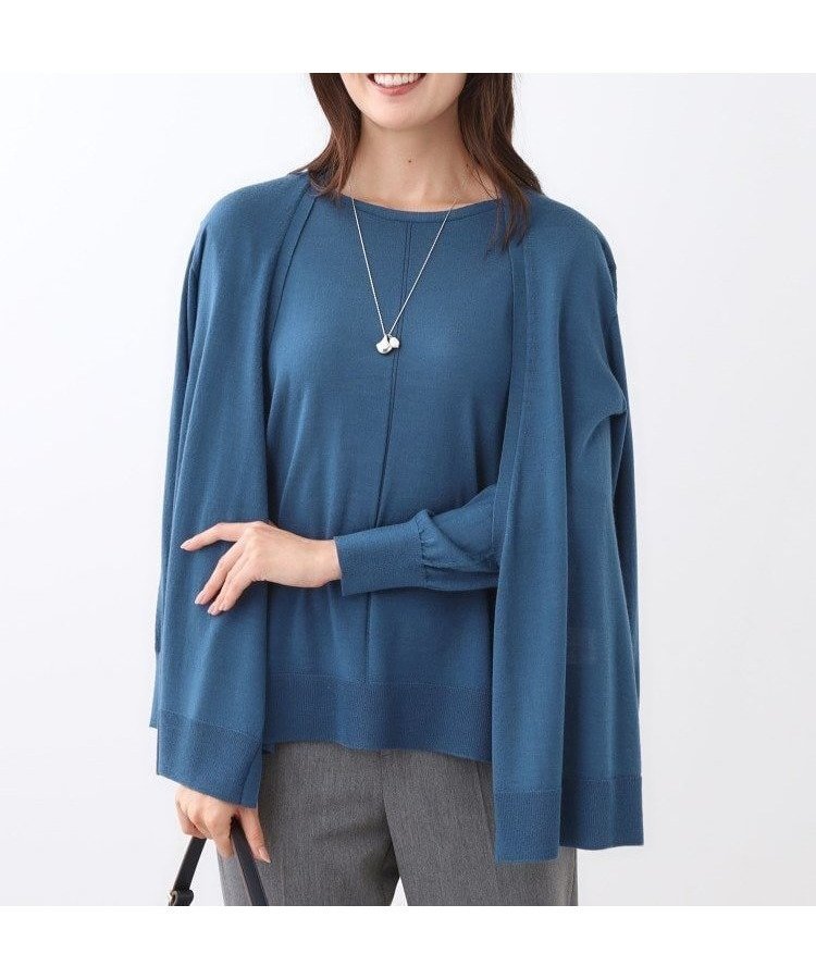 【リフレクト/Reflect】の【ちくちくしない/アンサンブル可/通勤におすすめ◎】オフボディ着流しカーディガン インテリア・キッズ・メンズ・レディースファッション・服の通販 founy(ファニー) ファッション Fashion レディースファッション Fashion for Women トップス・カットソー Cut & Sew Tops カーディガン・羽織り Layered Style Cardigans アンサンブルニット Knit Ensembles & Twin Sets おすすめ Recommended / Our Picks アンサンブル Ensemble Set カーディガン Cardigan, Knitwear スマート Smart, Elegant バランス Balance, Style Balance ベーシック Basic, Essential 人気 Popular, Best Seller 定番 Standard, Basic Item ビジネス 仕事 通勤 Business / Work / Commuting ブルーグリーン|ID: prp329100004828837 ipo3291000000035144304