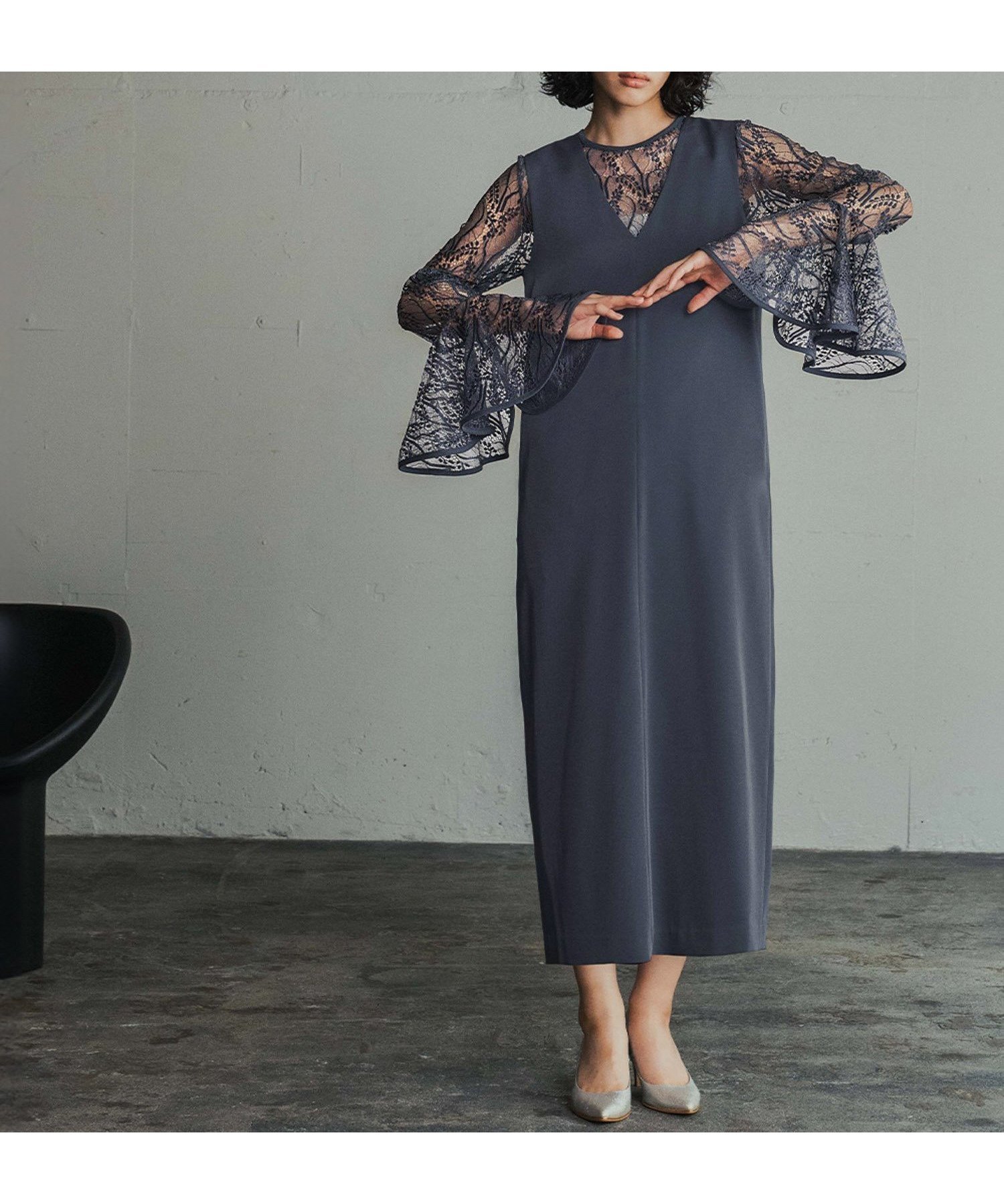 【ガール/GIRL】の2WAYレースブラウス ワンピース セット 結婚式 ワンピース パーティードレス インテリア・キッズ・メンズ・レディースファッション・服の通販 founy(ファニー) 　ファッション　Fashion　レディースファッション　Fashion for Women　ワンピース　Dresses　フォーマル・パーティードレス・結婚式用ドレス　Elegant & Casual Dresses　インナー　Innerwear　ダウン　Down, Puffer　ドレス　Dress, One-Piece　パイピング　Piping, Trim Design　フォーマル　Formal, Dressy　フレア　Flare, Flared　ポケット　Pocket, Pocket Detail　モダン　Modern, Contemporary　レース　Lace, Lace Fabric　再入荷　Restock / Back in Stock　おすすめ　Recommended / Our Picks　結婚式　Wedding　披露宴　Wedding Reception　二次会　After Party　BGRY|ID: prp329100004828843 ipo3291000000035144392