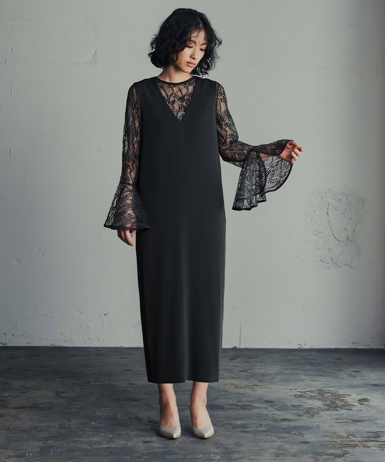 【ガール/GIRL】の2WAYレースブラウス ワンピース セット 結婚式 ワンピース パーティードレス インテリア・キッズ・メンズ・レディースファッション・服の通販 founy(ファニー) 　ファッション　Fashion　レディースファッション　Fashion for Women　ワンピース　Dresses　フォーマル・パーティードレス・結婚式用ドレス　Elegant & Casual Dresses　インナー　Innerwear　ダウン　Down, Puffer　ドレス　Dress, One-Piece　パイピング　Piping, Trim Design　フォーマル　Formal, Dressy　フレア　Flare, Flared　ポケット　Pocket, Pocket Detail　モダン　Modern, Contemporary　レース　Lace, Lace Fabric　再入荷　Restock / Back in Stock　おすすめ　Recommended / Our Picks　結婚式　Wedding　披露宴　Wedding Reception　二次会　After Party　BK|ID: prp329100004828843 ipo3291000000035144393