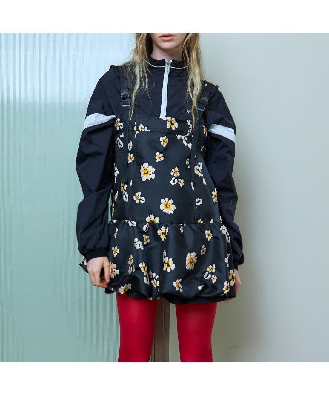 【メゾンスペシャル/MAISON SPECIAL】のJacquard Balloon Tunic インテリア・キッズ・メンズ・レディースファッション・服の通販 founy(ファニー) 　ファッション　Fashion　レディースファッション　Fashion for Women　トップス・カットソー　Cut & Sew Tops　ガーリー　Girly, Feminine Style　ダウン　Down, Puffer　チュニック　Tunic, Long Top　ボトム　Bottoms, Lower Wear　ポケット　Pocket, Pocket Detail　レオパード　Leopard, Animal Print　BLK|ID: prp329100004828845 ipo3291000000035144412