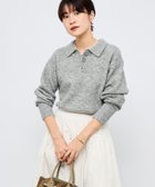 【ノーリーズ/NOLLEY'S】のモヘヤポロ衿プルオーバー 人気、トレンドファッション・服の通販 founy(ファニー) ファッション Fashion レディースファッション Fashion for Women トップス・カットソー Cut & Sew Tops カジュアルプルオーバー・ニットトップス Pullovers & Knit Tops / Casual Pullovers 2025年 2025 2025-2026秋冬・A/W Autumn/Winter 2025–26 AW25–26 おすすめ Recommended / Our Picks スパンコール Sequins, Sequin Embellishment ベビー Baby, Babywear ボトム Bottoms, Lower Wear thumbnail ミディアムグレー|ID: prp329100004828848 ipo3291000000035144446