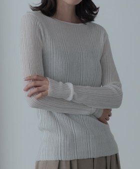 【インディヴィ/INDIVI】のシアースパンコールニット 人気、トレンドファッション・服の通販 founy(ファニー) ファッション Fashion レディースファッション Fashion for Women トップス・カットソー Cut & Sew Tops ニット Knit Tops & Sweaters インナー Innerwear キャミ Camisole, Cami Top スパンコール Sequins, Sequin Embellishment ベーシック Basic, Essential |ID:prp329100004828851