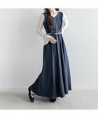 【ランダ/RANDA】のタックフレアデニムワンピース 人気、トレンドファッション・服の通販 founy(ファニー) ファッション Fashion レディースファッション Fashion for Women ワンピース Dresses インナー Innerwear シンプル Simple, Minimal デニム Denim, Jeans Material フィット Fit, Slim Fit フレア Flare, Flared ポケット Pocket, Pocket Detail ロング Long, Long-Length エレガント 上品 Elegant thumbnail INDIGO|ID: prp329100004828857 ipo3291000000035144559