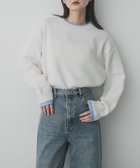 【センスオブプレイス/SENSE OF PLACE by URBAN RESEARCH】の『洗濯可』バイカラーレイヤードセーター 人気、トレンドファッション・服の通販 founy(ファニー) ファッション Fashion レディースファッション Fashion for Women 2025年 2025 2025-2026秋冬・A/W Autumn/Winter 2025–26 AW25–26 冬 Winter / This Winter A/W・秋冬 Autumn/Winter thumbnail アイボリー|ID: prp329100004828863 ipo3291000000035144643