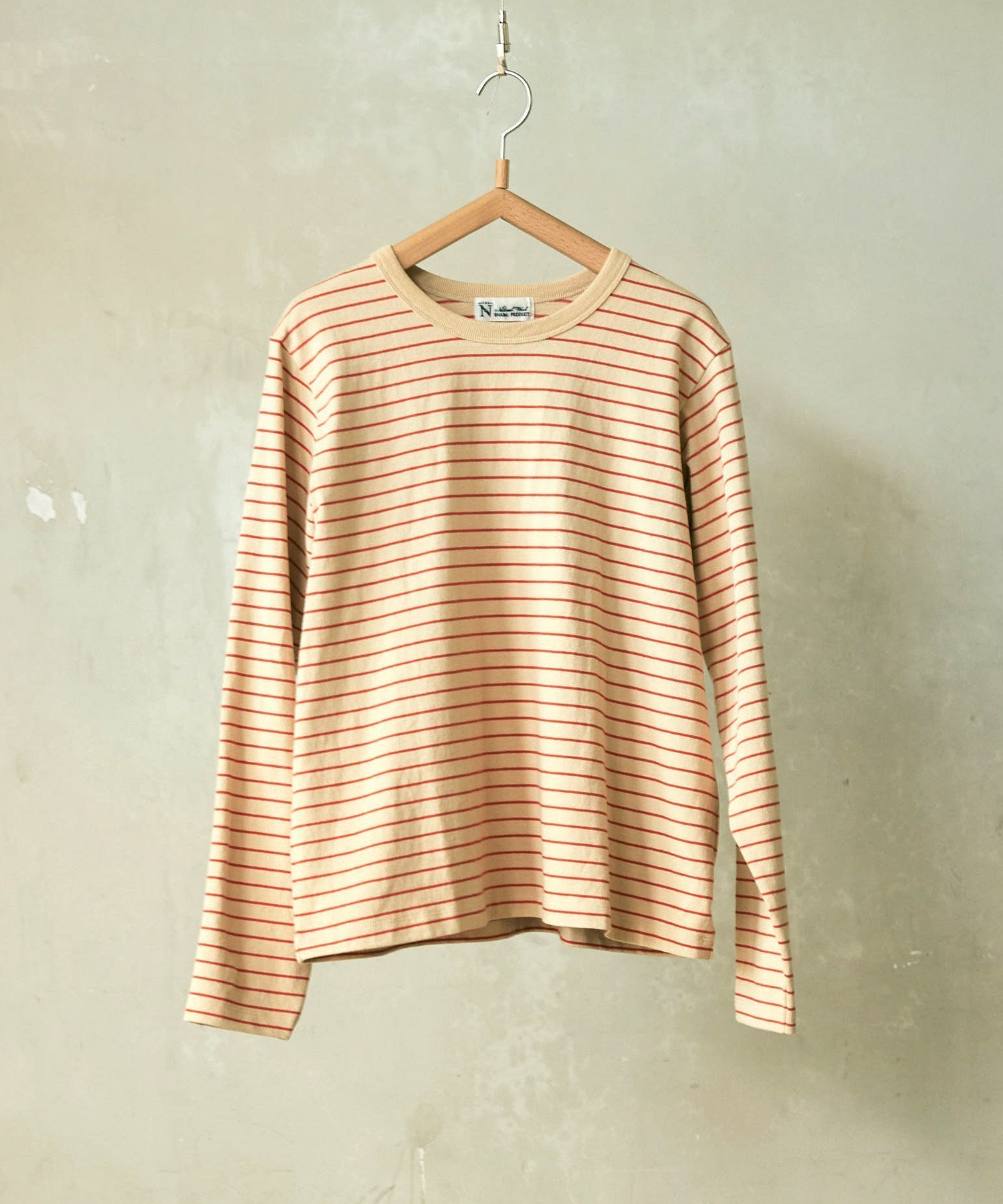 【アールエヌエーエヌ/RNA-N】のM2380 ボーダーベーシックロンT 人気、トレンドファッション・服の通販 founy(ファニー) 　ファッション　Fashion　レディースファッション　Fashion for Women　トップス・カットソー　Cut & Sew Tops　ロングTシャツ・Tシャツ　Longline T-Shirts & Tees　インナー　Innerwear　カットソー　Cut and Sewn Top　ベーシック　Basic, Essential　ボーダー　Border, Stripe　 other-1|ID: prp329100004828873 ipo3291000000035144829