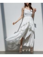 【スナイデル/SNIDEL】のアシメントリーティアードキャミワンピース WHT[001]|ID: prp329100004828874 ipo3291000000035144847