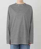 【ジャーナルスタンダード ラックス/journal standard luxe】のコンパクトボーダー プルオーバー 人気、トレンドファッション・服の通販 founy(ファニー) ファッション Fashion レディースファッション Fashion for Women トップス・カットソー Cut & Sew Tops カジュアルプルオーバー・ニットトップス Pullovers & Knit Tops / Casual Pullovers 2025年 2025 2025-2026秋冬・A/W Autumn/Winter 2025–26 AW25–26 コンパクト Compact, Small Size スマート Smart, Elegant ベーシック Basic, Essential ボーダー Border, Stripe thumbnail ブラック|ID: prp329100004828882 ipo3291000000035144990