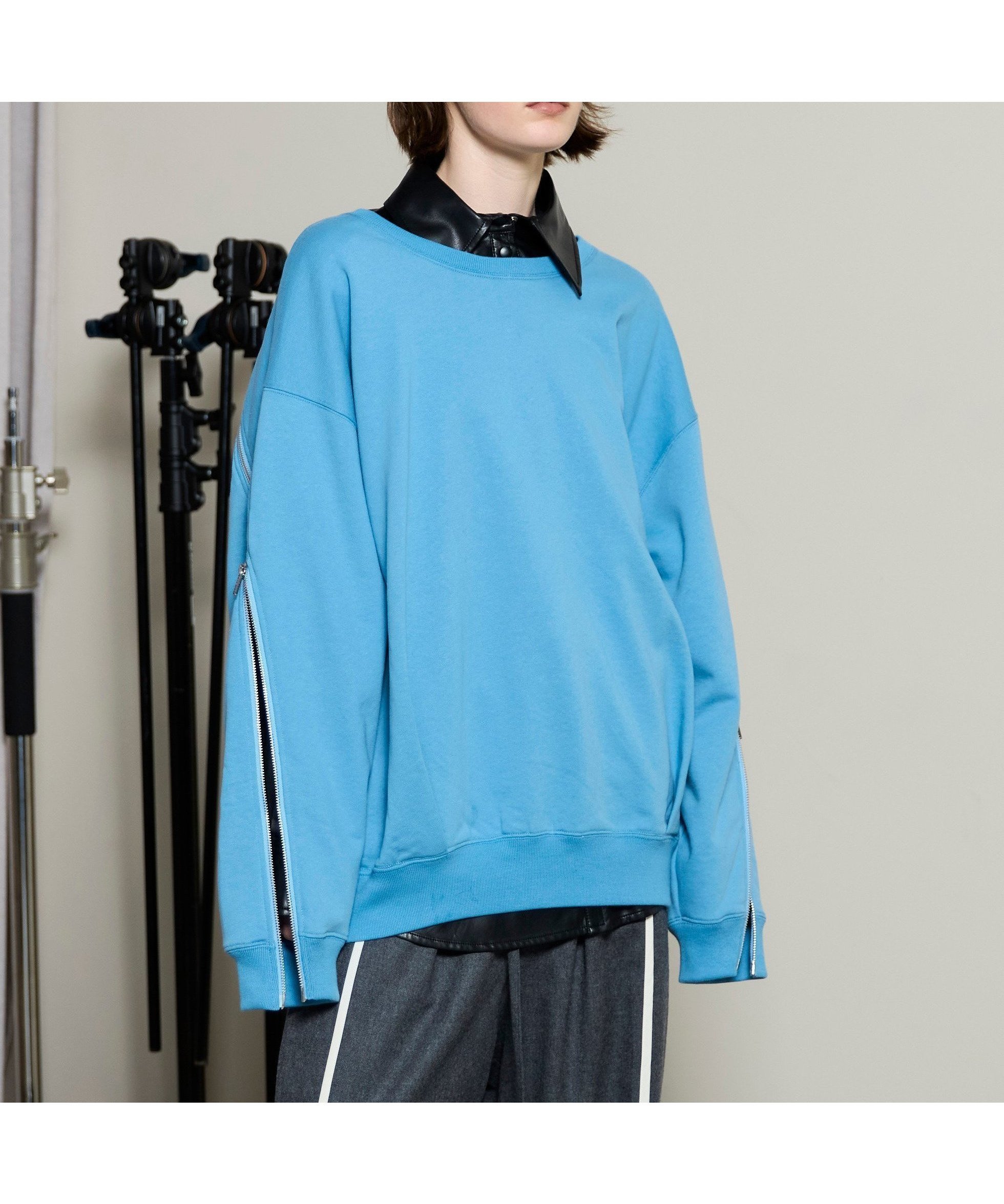 【メゾンスペシャル/MAISON SPECIAL】のジップスウェットトップス インテリア・キッズ・メンズ・レディースファッション・服の通販 founy(ファニー) 　ファッション　Fashion　レディースファッション　Fashion for Women　トップス・カットソー　Cut & Sew Tops　レディースパーカー・カジュアルフーディー　Casual Hoodies & Sweatshirts　スウェット・クルーネックトップス　Sweatshirts & Crewnecks / Relaxed Fit Sweat Tops　おすすめ　Recommended / Our Picks　シンプル　Simple, Minimal　スウェット / スエット　Sweatshirt, Sweatwear　BLU|ID: prp329100004828895 ipo3291000000035145154