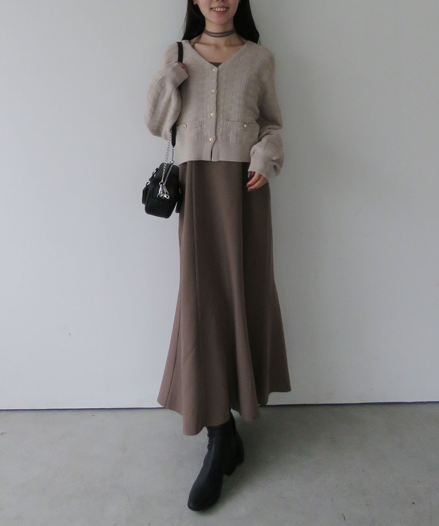 【アルシーヴ/archives】の金釦ニットCD*マーメイドキャミワンピースSET 人気、トレンドファッション・服の通販 founy(ファニー) 　ファッション　Fashion　レディースファッション　Fashion for Women　ワンピース　Dresses　キャミソールワンピース　Camisole Dresses　カーディガン　Cardigan, Knitwear　ネックレス　Necklace, Pendant Necklace　マーメイド　Mermaid, Fishtail Silhouette　エレガント 上品　Elegant　冬　Winter / This Winter　 other-1|ID: prp329100004828899 ipo3291000000035145211