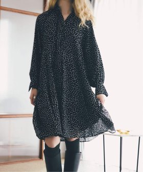 【ラ トータリテ/La TOTALITE】の【洗える】ドットミニワンピース 人気、トレンドファッション・服の通販 founy(ファニー) ファッション Fashion レディースファッション Fashion for Women ワンピース Dresses 2025年 2025 2025-2026秋冬・A/W Autumn/Winter 2025–26 AW25–26 ドット Polka Dot, Dot Pattern バランス Balance, Style Balance フェミニン Feminine, Girly エレガント 上品 Elegant 洗える Machine Washable A/W・秋冬 Autumn/Winter |ID:prp329100004828903