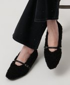 【ユナイテッドアローズ/UNITED ARROWS】のフェイクファー フラットパンプス 人気、トレンドファッション・服の通販 founy(ファニー) ファッション Fashion レディースファッション Fashion for Women シューズ Shoes, Footwear ショート Short, Short Length フェイクファー Faux Fur, Imitation Fur フラット Flat, Flat Shoes thumbnail BLACK|ID: prp329100004829271 ipo3291000000035148292