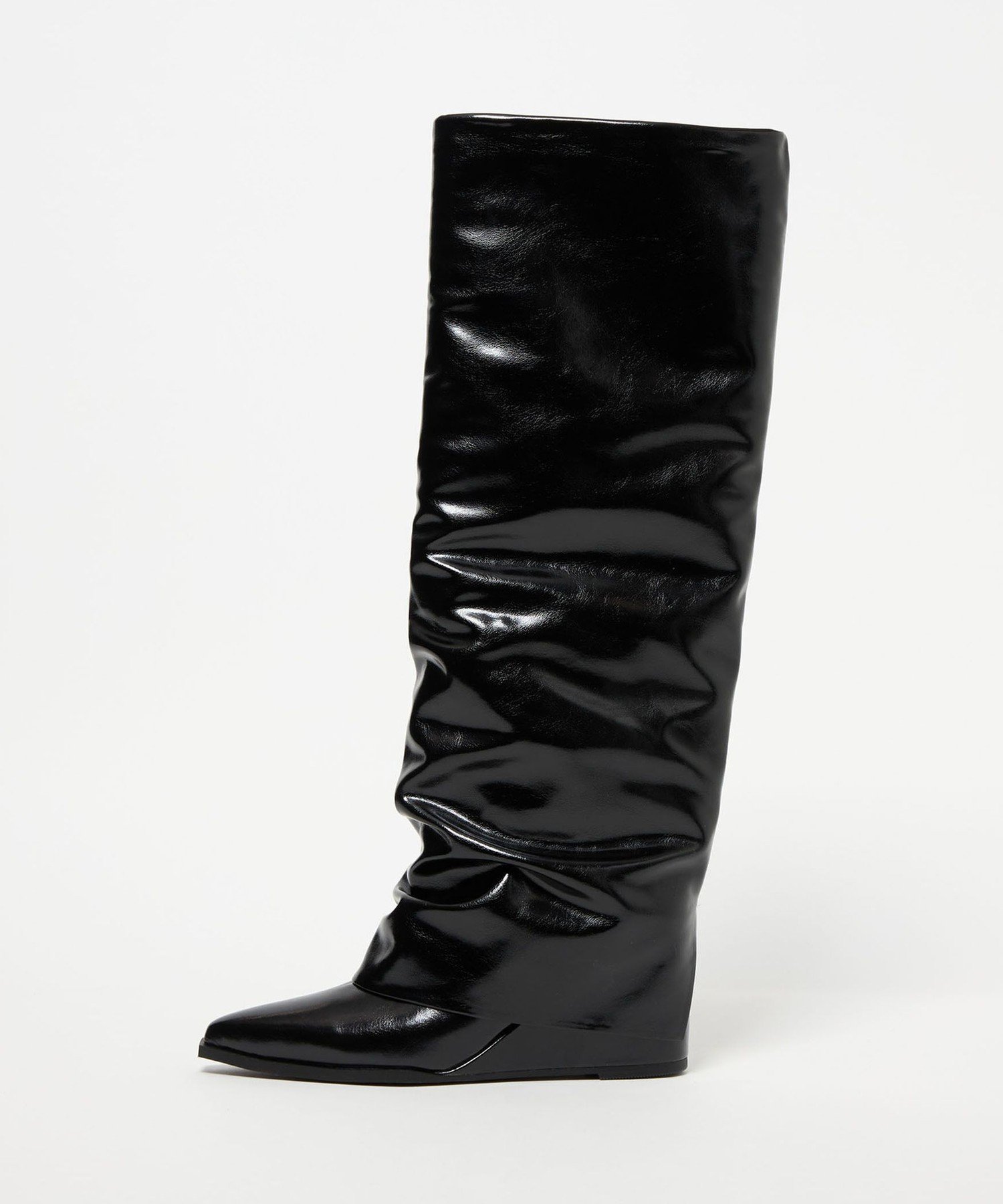 【オデット エ オディール/Odette e Odile】のSY カバードウェッジ ロングブーツ65↑ インテリア・キッズ・メンズ・レディースファッション・服の通販 founy(ファニー) ファッション Fashion レディースファッション Fashion for Women クッション Cushion, Throw Pillow シューズ Shoes, Footwear ショート Short, Short Length バランス Balance, Style Balance ポインテッド Pointed Toe, Sharp Toe リアル Real, Realistic ルーズ Loose, Oversized ロング Long, Long-Length おすすめ Recommended / Our Picks BLACK|ID: prp329100004829273 ipo3291000000035148298