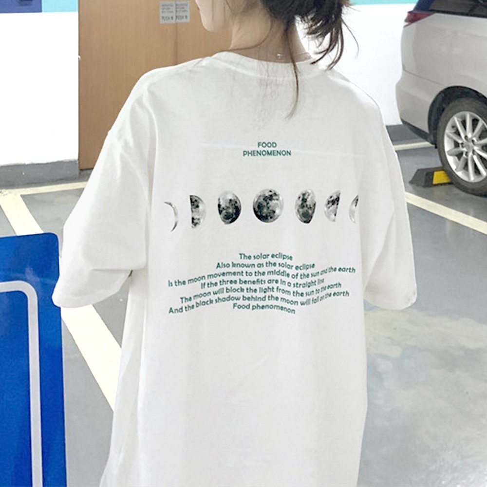 【ミニミニストア/miniministore】の半袖Tシャツ レディース 韓国 英字ロゴ 人気、トレンドファッション・服の通販 founy(ファニー) ファッション Fashion レディースファッション Fashion for Women トップス・カットソー Cut & Sew Tops シャツ・ブラウス・オフィスカジュアル Elegant Blouses & Button-Ups ロングTシャツ・Tシャツ Longline T-Shirts & Tees カットソー Cut and Sewn Top ダウン Down, Puffer ロング Long, Long-Length 人気 Popular, Best Seller 半袖 Short Sleeve, Half Sleeve 夏 Summer 春 Spring S/S・春夏 SS, Spring/Summer, Warm Season 楽ちん Easy Fit, Comfortable other-1|ID: prp329100004829276 ipo3291000000035148334