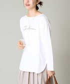 【アー ヴェー ヴェー/a.v.v】の【コットン100%】大人のロゴロンT ホワイト|ID: prp329100004829310 ipo3291000000035148590