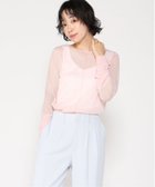 【ラナン/Ranan】のRanan/シアーボーダー袖切替ロンT 人気、トレンドファッション・服の通販 founy(ファニー) ファッション Fashion レディースファッション Fashion for Women トップス・カットソー Cut & Sew Tops ロングTシャツ・Tシャツ Longline T-Shirts & Tees インナー Innerwear 切替 Switching, Contrast Panel シンプル Simple, Minimal ベスト Vest, Waistcoat ベーシック Basic, Essential ボーダー Border, Stripe 夏 Summer thumbnail ピンク|ID: prp329100004829311 ipo3291000000035148602