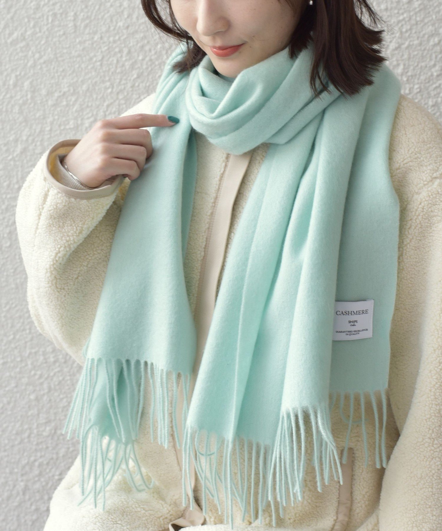 【シップス フォー ウィメン/SHIPS】のSHIPS Colors カシミヤ ソリッド ストール インテリア・キッズ・メンズ・レディースファッション・服の通販 founy(ファニー) ファッション Fashion レディースファッション Fashion for Women 2023年 2023 2023-2024秋冬・A/W Autumn/Winter 2023–24 AW23–24 アウトレット Outlet / Clearance ストール Stole, Wrap ビジネス 仕事 通勤 Business / Work / Commuting メンズ Men's, Menswear 防寒 Cold Protection, Winter-Ready ライトグリーン|ID: prp329100004829321 ipo3291000000035148666