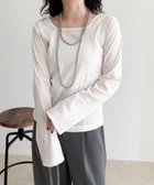 【フレディ&グロスター/FREDY&GLOSTER】のシアーフロッキーフレアスリーブプルオーバー 人気、トレンドファッション・服の通販 founy(ファニー) ファッション Fashion レディースファッション Fashion for Women トップス・カットソー Cut & Sew Tops カジュアルプルオーバー・ニットトップス Pullovers & Knit Tops / Casual Pullovers 2025年 2025 2025-2026秋冬・A/W Autumn/Winter 2025–26 AW25–26 おすすめ Recommended / Our Picks スクエア Square, Square Shape スラックス Slacks, Dress Pants スリーブ Sleeve, Long Sleeve / Short Sleeve デニム Denim, Jeans Material フレア Flare, Flared thumbnail オフホワイト|ID: prp329100004829323 ipo3291000000035148688