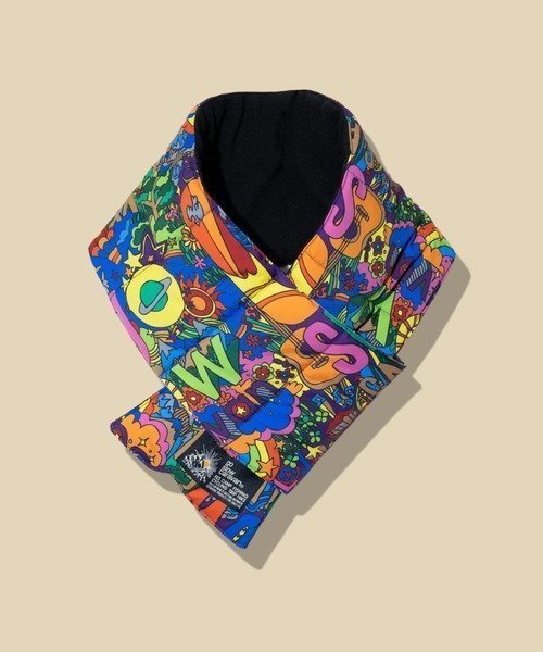 【ゴースローキャラバン/go slow caravan】の総柄中綿キルティングマフラー 人気、トレンドファッション・服の通販 founy(ファニー) 　ファッション　Fashion　レディースファッション　Fashion for Women　マフラー・スヌード / 冬小物の定番　Scarves & Mufflers　アウトドア　Outdoor Clothing　イラスト　Illustration　キルティング　Quilted, Quilting　パターン　Pattern, Design Print　プリント　Print, Printed Pattern　マフラー　Scarf, Muffler　手描き　Hand-Drawn, Illustrated　 other-1|ID: prp329100004829328 ipo3291000000035148736