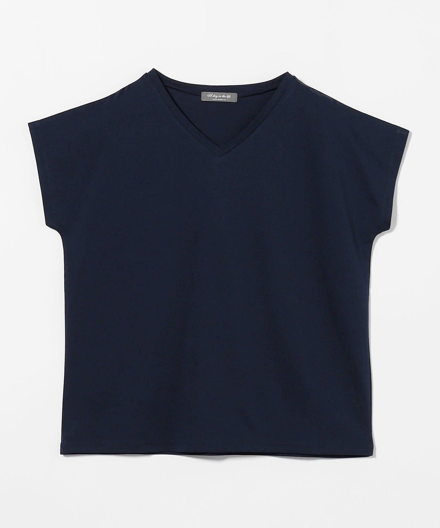 【ユナイテッドアローズ/UNITED ARROWS】のシルケット天竺 VネックTシャツ A DAY IN THE LIFE インテリア・キッズ・メンズ・レディースファッション・服の通販 founy(ファニー) ファッション Fashion レディースファッション Fashion for Women トップス・カットソー Cut & Sew Tops シャツ・ブラウス・オフィスカジュアル Elegant Blouses & Button-Ups ロングTシャツ・Tシャツ Longline T-Shirts & Tees Vネックトップス V-Neck Tops / V-Cut Neckline Shirts インナー Innerwear 洗える Machine Washable カットソー Cut and Sewn Top コンパクト Compact, Small Size シルケット Silket, Silky Cotton シンプル Simple, Minimal なめらか Smooth, Silky Texture バランス Balance, Style Balance ルーズ Loose, Oversized アウトレット Outlet / Clearance エレガント 上品 Elegant ビジネス 仕事 通勤 Business / Work / Commuting NAVY|ID: prp329100004829346 ipo3291000000035148959