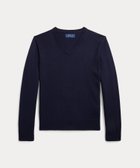 【ラルフローレン/RALPH LAUREN / KIDS】の(ボーイズ 8才~20才)コットン Vネック セーター 人気、トレンドファッション・服の通販 founy(ファニー) ファッション Fashion キッズファッション Fashion for Kids カフス Cuff Design セーター Sweater, Knitwear 定番 Standard, Basic Item 長袖 Long Sleeve, Full Sleeve ボーイズ Boyish, Boy Style リブニット Rib Knit, Ribbed Knit thumbnail 410ネイビー|ID: prp329100004829362 ipo3291000000035149153