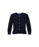 【ラルフローレン/RALPH LAUREN / KIDS】の(ガールズ 2才~4才)ケーブルニット コットン ペプラム カーディガン 人気、トレンドファッション・服の通販 founy(ファニー) ファッション Fashion キッズファッション Fashion for Kids カフス Cuff Design カーディガン Cardigan, Knitwear フリル Frill, Ruffle ペプラム Peplum, Flared Hem リブニット Rib Knit, Ribbed Knit 長袖 Long Sleeve, Full Sleeve thumbnail 410ネイビー|ID: prp329100004829374 ipo3291000000035149231