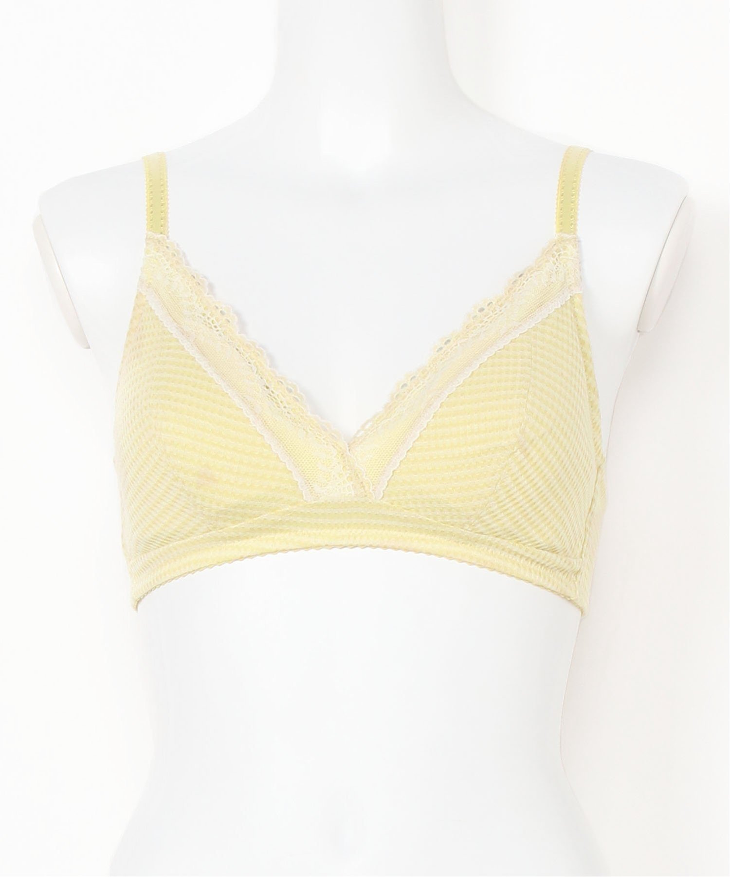 【キッドブルー/KID BLUE】のシアーフライスボーダー フックアイソフトブラジャー(ノンワイヤー) インテリア・キッズ・メンズ・レディースファッション・服の通販 founy(ファニー) ファッション Fashion レディースファッション Fashion for Women キュプラ Cupro, Eco Fabric シアー Sheer, See-Through ドレープ Drape, Draping Fabric ブラジャー Bra, Lingerie ミックス Mix, Mixed Style レース Lace, Lace Fabric ワイヤー Wire, Wired Bra イエロー|ID: prp329100004829400 ipo3291000000035149507