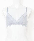 【キッドブルー/KID BLUE】のシアーフライスボーダー フックアイソフトブラジャー(ノンワイヤー) 人気、トレンドファッション・服の通販 founy(ファニー) ファッション Fashion レディースファッション Fashion for Women キュプラ Cupro, Eco Fabric シアー Sheer, See-Through ドレープ Drape, Draping Fabric ブラジャー Bra, Lingerie ミックス Mix, Mixed Style レース Lace, Lace Fabric ワイヤー Wire, Wired Bra thumbnail サックス|ID: prp329100004829400 ipo3291000000035149509