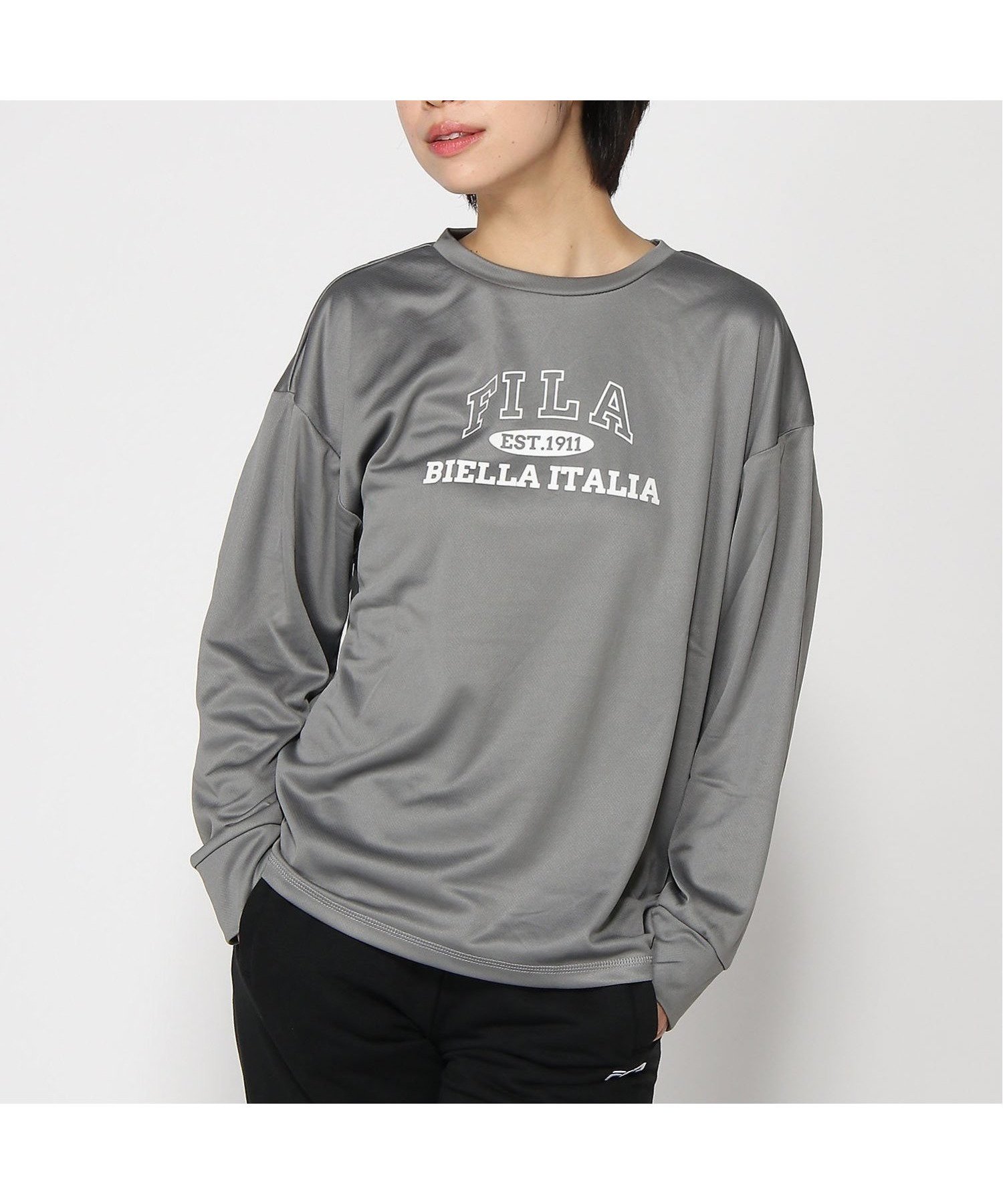 【ニッキー/nikki】のFILA/長袖Tシャツ 人気、トレンドファッション・服の通販 founy(ファニー) 　ファッション　Fashion　レディースファッション　Fashion for Women　トップス・カットソー　Cut & Sew Tops　シャツ・ブラウス・オフィスカジュアル　Elegant Blouses & Button-Ups　ロングTシャツ・Tシャツ　Longline T-Shirts & Tees　アウトドア　Outdoor Clothing　ランニング　Running, Running Wear, Activewear, Jogging　長袖　Long Sleeve, Full Sleeve　 other-1|ID: prp329100004829409 ipo3291000000035149546