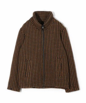 【メンズビギトーキョー/Men's Bigi / MEN】の【John Branigan/ジョン・ブラニガン】別注チェック柄ニット風ブルゾン 人気、トレンドファッション・服の通販 founy(ファニー) ファッション Fashion メンズファッション Fashion for Men インナー Innerwear 秋 Autumn カーディガン Cardigan, Knitwear クラシカル Classical, Vintage-Inspired クラシック Classic, Timeless Style コレクション Collection, Seasonal Line スタンダード Standard, Basic スタンド Stand Collar, Upright Stand スペシャル Special, Limited Edition チェック Check, Plaid, Tartan ツイード Twill, Twill Weave パターン Pattern, Design Print フロント Front, Front Design ブランケット Blanket, Throw Blanket ブルゾン Blouson, Bomber Jacket ポケット Pocket, Pocket Detail 別注 Limited Edition, Custom Order マフラー Scarf, Muffler A/W・秋冬 Autumn/Winter |ID:prp329100004829412