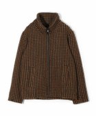 【メンズビギトーキョー/Men's Bigi / MEN】の【John Branigan/ジョン・ブラニガン】別注チェック柄ニット風ブルゾン 人気、トレンドファッション・服の通販 founy(ファニー) ファッション Fashion メンズファッション Fashion for Men インナー Innerwear 秋 Autumn カーディガン Cardigan, Knitwear クラシカル Classical, Vintage-Inspired クラシック Classic, Timeless Style コレクション Collection, Seasonal Line スタンダード Standard, Basic スタンド Stand Collar, Upright Stand スペシャル Special, Limited Edition チェック Check, Plaid, Tartan ツイード Twill, Twill Weave パターン Pattern, Design Print フロント Front, Front Design ブランケット Blanket, Throw Blanket ブルゾン Blouson, Bomber Jacket ポケット Pocket, Pocket Detail 別注 Limited Edition, Custom Order マフラー Scarf, Muffler A/W・秋冬 Autumn/Winter thumbnail ブラウン|ID: prp329100004829412 ipo3291000000035149596