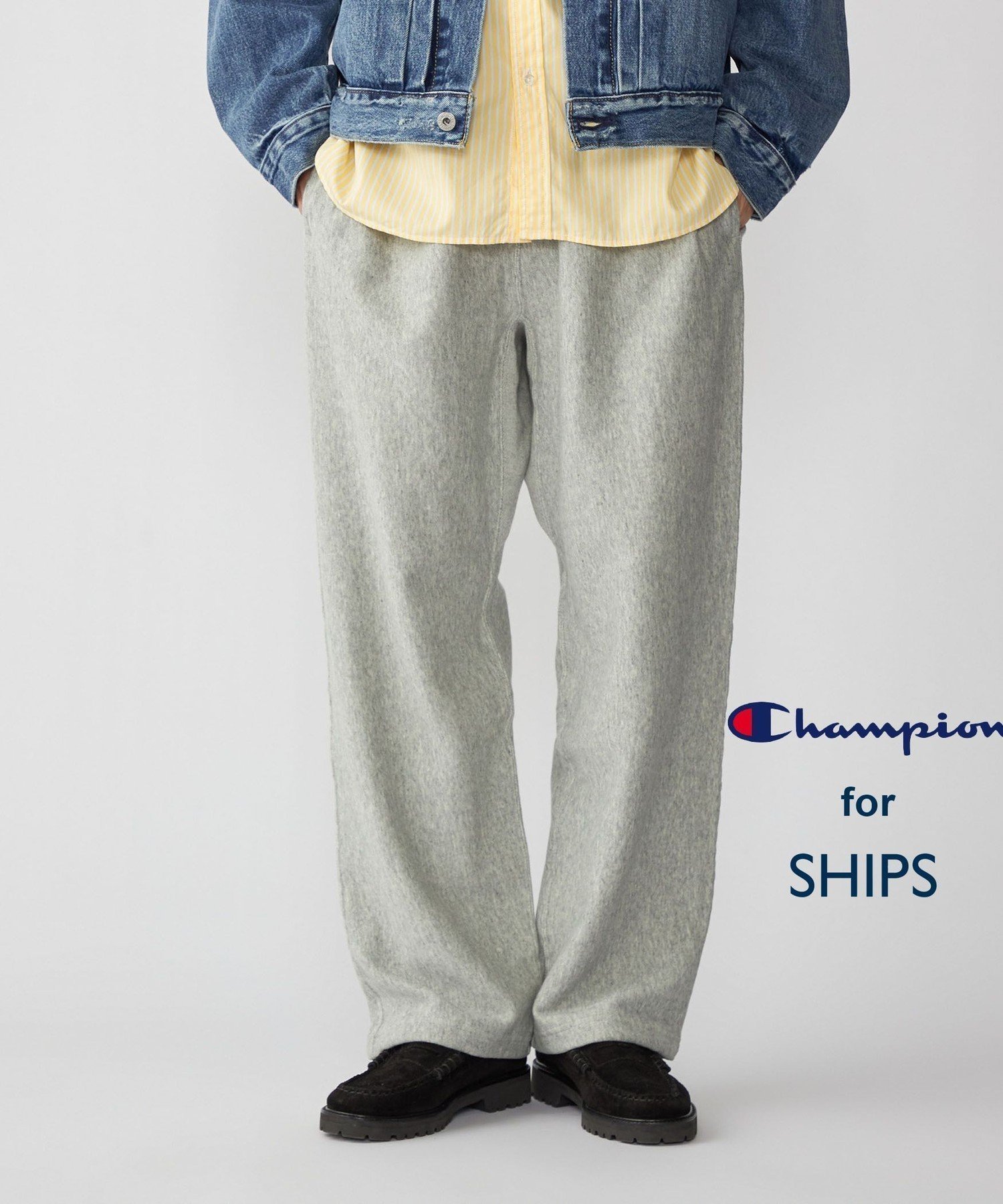 【シップス/SHIPS / MEN】の【SHIPS別注】Champion リバースウィーブ ワイド スウェット パンツ 人気、トレンドファッション・服の通販 founy(ファニー) ファッション Fashion メンズファッション Fashion for Men ボトムス Bottoms 春 Spring スウェット / スエット Sweatshirt, Sweatwear セットアップ Set-Up, Coordinated Outfit ニューヨーク New York, NYC Style パターン Pattern, Design Print 別注 Limited Edition, Custom Order ワイド Wide, Wide Fit other-1|ID: prp329100004829432 ipo3291000000035149845