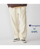 【シップス/SHIPS / MEN】の【SHIPS別注】Champion リバースウィーブ ワイド スウェット パンツ 人気、トレンドファッション・服の通販 founy(ファニー) ファッション Fashion メンズファッション Fashion for Men ボトムス Bottoms 春 Spring スウェット / スエット Sweatshirt, Sweatwear セットアップ Set-Up, Coordinated Outfit ニューヨーク New York, NYC Style パターン Pattern, Design Print 別注 Limited Edition, Custom Order ワイド Wide, Wide Fit thumbnail ナチュラル|ID: prp329100004829432 ipo3291000000035149848