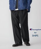 【シップス/SHIPS / MEN】の【SHIPS別注】Champion リバースウィーブ ワイド スウェット パンツ 人気、トレンドファッション・服の通販 founy(ファニー) ファッション Fashion メンズファッション Fashion for Men ボトムス Bottoms 春 Spring スウェット / スエット Sweatshirt, Sweatwear セットアップ Set-Up, Coordinated Outfit ニューヨーク New York, NYC Style パターン Pattern, Design Print 別注 Limited Edition, Custom Order ワイド Wide, Wide Fit thumbnail ブラック|ID: prp329100004829432 ipo3291000000035149849