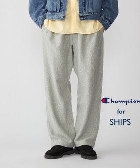 【シップス/SHIPS / MEN】の【SHIPS別注】Champion リバースウィーブ ワイド スウェット パンツ 人気、トレンドファッション・服の通販 founy(ファニー) ファッション Fashion メンズファッション Fashion for Men ボトムス Bottoms 春 Spring スウェット / スエット Sweatshirt, Sweatwear セットアップ Set-Up, Coordinated Outfit ニューヨーク New York, NYC Style パターン Pattern, Design Print 別注 Limited Edition, Custom Order ワイド Wide, Wide Fit |ID:prp329100004829432