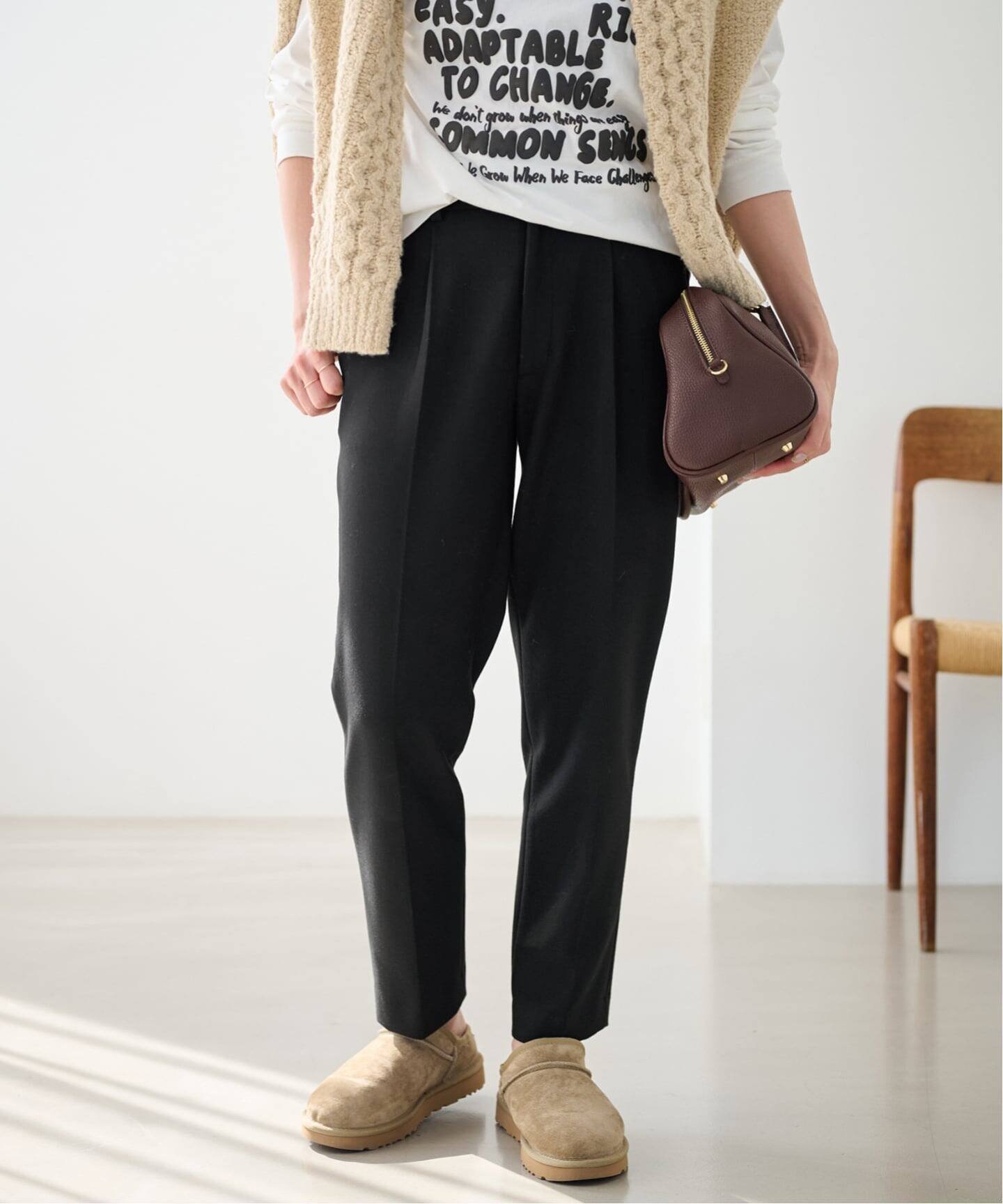 【フレームワーク/FRAMeWORK】の≪追加≫T/R両面起毛パンツ 4 人気、トレンドファッション・服の通販 founy(ファニー) 　ファッション　Fashion　レディースファッション　Fashion for Women　パンツ　Pants & Trousers　ボトム　Bottoms, Lower Wear　再入荷　Restock / Back in Stock　冬　Winter / This Winter　定番　Standard, Basic Item　秋　Autumn　 other-1|ID: prp329100004829441 ipo3291000000035149905