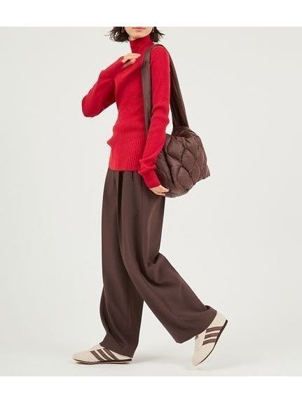 【エミ/emmi】のタックワイドパンツ インテリア・キッズ・メンズ・レディースファッション・服の通販 founy(ファニー) 　ファッション　Fashion　レディースファッション　Fashion for Women　パンツ　Pants & Trousers　スマート　Smart, Elegant　ポケット　Pocket, Pocket Detail　リラックス　Relax, Relaxed Fit　ループ　Loop, Loop Knit　ワイド　Wide, Wide Fit　BRW[058]|ID: prp329100004829448 ipo3291000000035149952