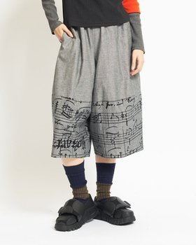 【ゴム/gomme】のMozart切替パンツ 人気、トレンドファッション・服の通販 founy(ファニー) ファッション Fashion レディースファッション Fashion for Women パンツ Pants & Trousers クラシック Classic, Timeless Style シンプル Simple, Minimal フィット Fit, Slim Fit プリント Print, Printed Pattern ポケット Pocket, Pocket Detail ワイド Wide, Wide Fit エレガント 上品 Elegant 今季 This Season, Current Season 切替 Switching, Contrast Panel |ID:prp329100004829477