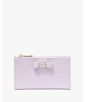 【ケイト スペード ニューヨーク/kate spade NEW YORK】の【公式】モーガン ボウ スモール スリム バイフォールド ウォレット 人気、トレンドファッション・服の通販 founy(ファニー) ファッション Fashion レディースファッション Fashion for Women ウォレット Wallet スリム Slim, Slim Fit プレート Plate, Dish ポケット Pocket, Pocket Detail 財布 Wallet, Purse |ID:prp329100004829485