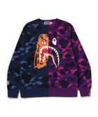 【アベイシングエイプ/A BATHING APE / MEN】のCOLOR CAMO TIGER SHARK CREWNECK SWEATSHIRT 人気、トレンドファッション・服の通販 founy(ファニー) ファッション Fashion メンズファッション Fashion for Men トップス・カットソー Cut & Sew Tops パーカー・フーディー / カジュアルコーデ Hoodies & Parkas メンズシャツ Shirts フロント Front, Front Design プリント Print, Printed Pattern モチーフ Motif, Design Theme ラバー Rubber, Rubber Sole thumbnail NAVY|ID: prp329100004829494 ipo3291000000035150371