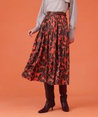 【アナイ/ANAYI】の【セットアップ対応商品】ペイントフラワープリントティアード スカート orange|ID: prp329100004829539 ipo3291000000035150703