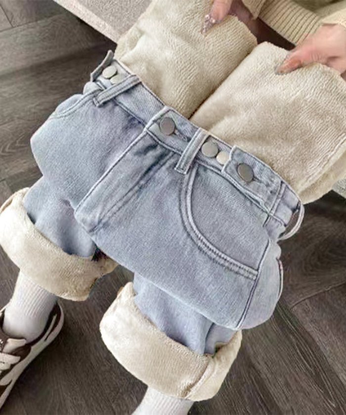 【ミニミニストア/miniministore】の裏起毛デニムパンツウエスト調節ボタン付き インテリア・キッズ・メンズ・レディースファッション・服の通販 founy(ファニー) https://founy.com/ ファッション Fashion レディースファッション Fashion for Women パンツ Pants & Trousers デニムパンツ・ジーンズ・美脚デニム Denim Jeans & Pants ジーンズ Jeans, Denim Pants スウェット / スエット Sweatshirt, Sweatwear ストレート Straight, Straight Cut デニム Denim, Jeans Material フィット Fit, Slim Fit ロング Long, Long-Length 冬 Winter / This Winter 防寒 Cold Protection, Winter-Ready |ID: prp329100004829549 ipo3291000000035150826