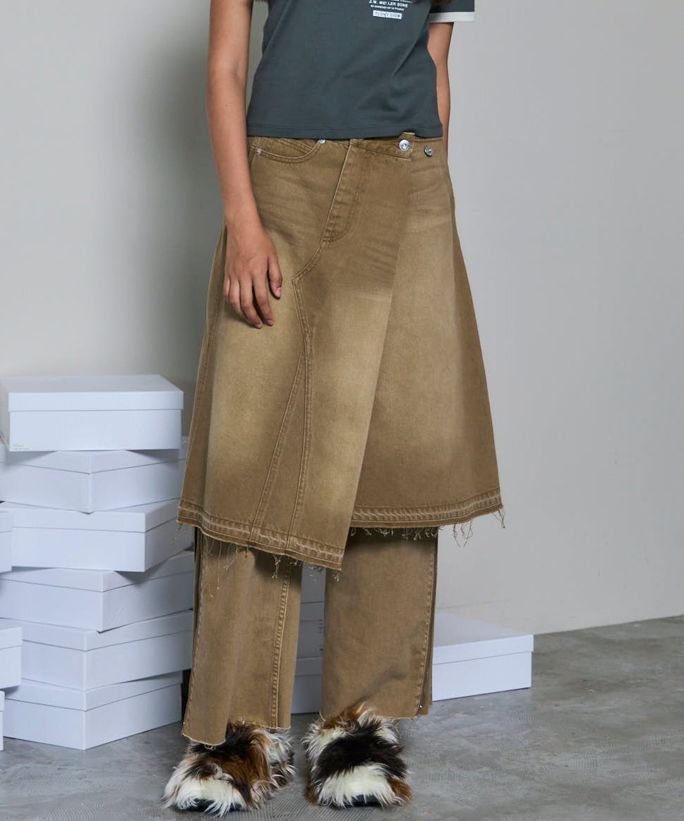 【メゾンスペシャル/MAISON SPECIAL】のAsymmetry Denim Skirt インテリア・キッズ・メンズ・レディースファッション・服の通販 founy(ファニー) ファッション Fashion レディースファッション Fashion for Women スカート Skirts デニムスカート・カジュアルスカート Denim Skirts デニム Denim, Jeans Material バランス Balance, Style Balance ポケット Pocket, Pocket Detail ロング Long, Long-Length BGE|ID: prp329100004829550 ipo3291000000035150846