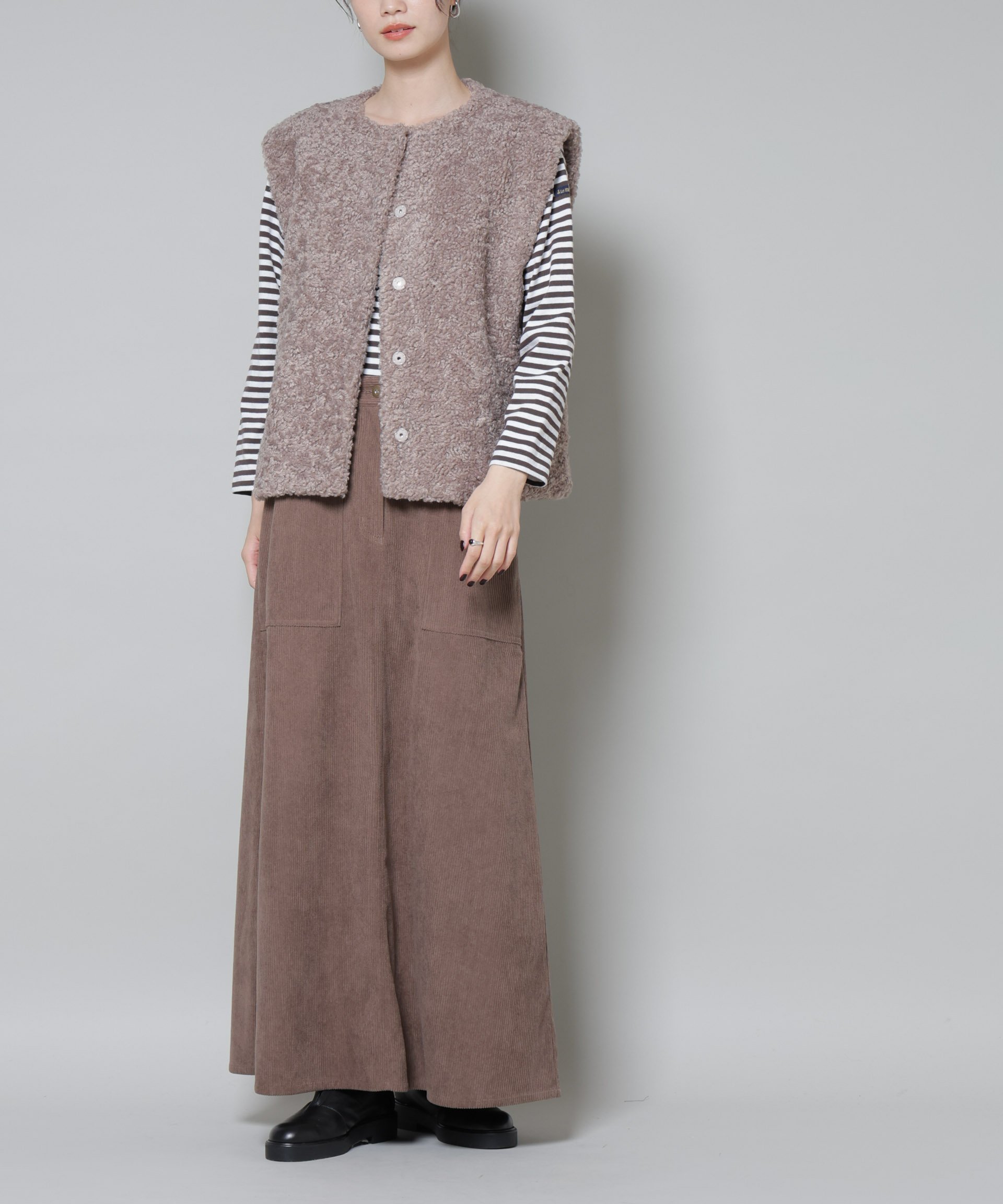 【ナノ ユニバース/nano universe】のソフトコーデュロイマキシスカート インテリア・キッズ・メンズ・レディースファッション・服の通販 founy(ファニー) ファッション Fashion レディースファッション Fashion for Women スカート Skirts コーデュロイ Corduroy, Cord Fabric トレンド Trend, Trending Now 台形 A-Line, Trapezoid Shape ロング Long, Long-Length アウトレット Outlet / Clearance おすすめ Recommended / Our Picks エレガント 上品 Elegant 2025年 2025 2025-2026秋冬・A/W Autumn/Winter 2025–26 AW25–26 モカ3|ID: prp329100004829555 ipo3291000000035150941