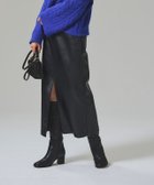 【ピエロ/Pierrot】のRASW フェイクレザースリットIラインスカート 人気、トレンドファッション・服の通販 founy(ファニー) ファッション Fashion レディースファッション Fashion for Women スカート Skirts スリット Slit, Slit Detail パッチ Patch, Appliqué フェイクレザー Faux Leather, PU Leather フロント Front, Front Design ポケット Pocket, Pocket Detail thumbnail ブラック|ID: prp329100004829558 ipo3291000000035151034